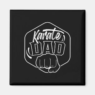 Karate-Vater Trainer Kämpfer Gürtel Martial Arts Magnet
