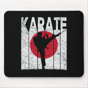 Karate Vintag Martial Arts Retro Karate Japanisch Mousepad