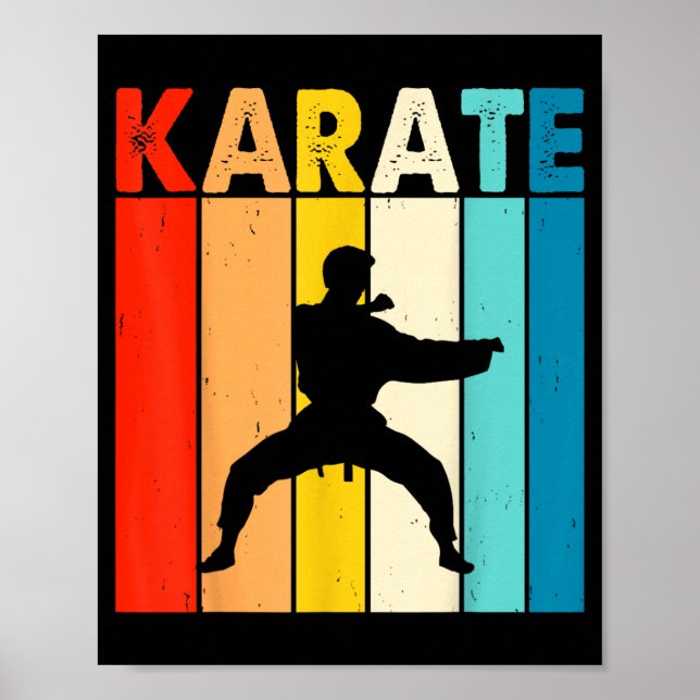 Karate Vintage Poster (Vorne)