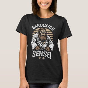 Karate Warrior Legend Sasquatch Sensei Bigfoot Mar T-Shirt