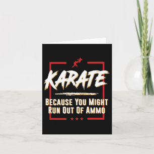 Karate, weil man das T-Shirt von Ammo möglicherwei Karte