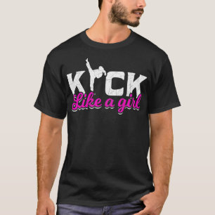 Karate wie ein Mädchen für Kampfkünste T-Shirt