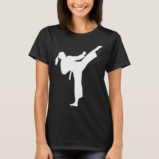 Karate Woman T-Shirt (Vorderseite)