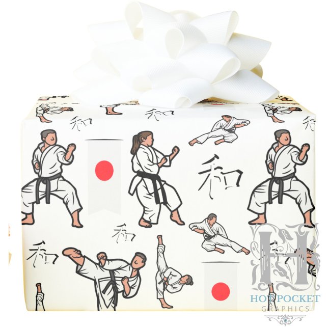 Karate Wrapping Paper Geschenkpapier (Von Creator hochgeladen)