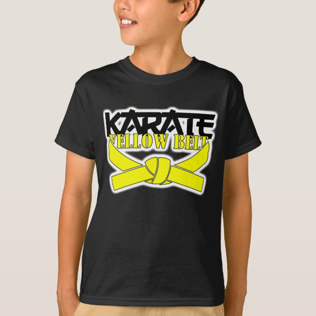 Karate Yellow Belt T-Shirt (Vorderseite)