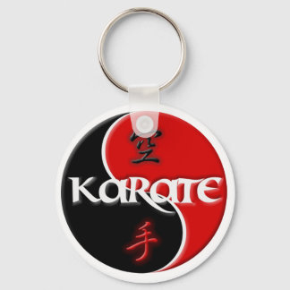 Karate Yin Yang Key Chain Schlüsselanhänger
