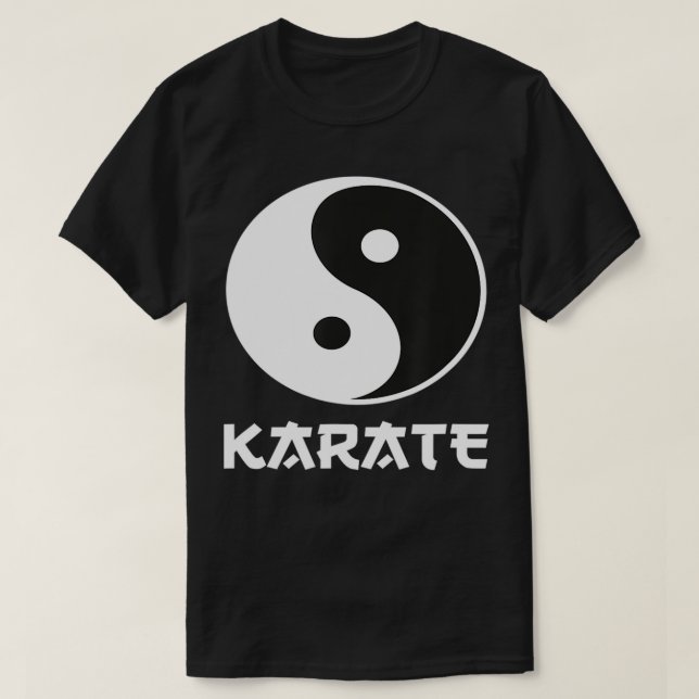 Karate Yin Yang T-Shirt (Design vorne)