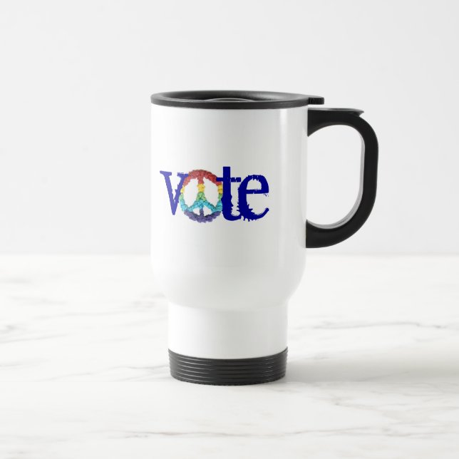 Karatekat-Grafik"Abstimmungs" Tasse (Rechts)