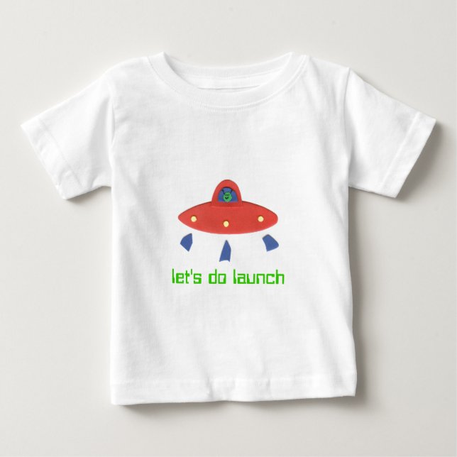 KarateKat UFO Baby T-shirt (Vorderseite)