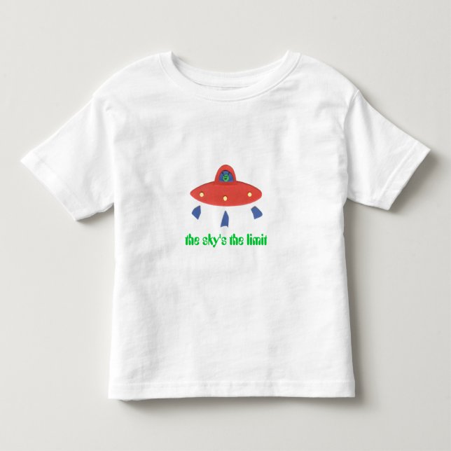 KarateKat UFO Kleinkind T-shirt (Vorderseite)
