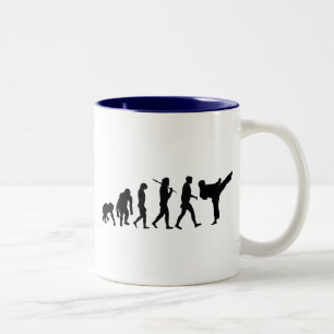 Karateliebhaber Dojo-Trainingsgeschenk Zweifarbige Tasse