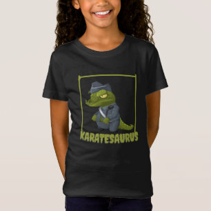 Karatesaurus Karate Trex Funny Dinosaur Martial Ar T-Shirt
