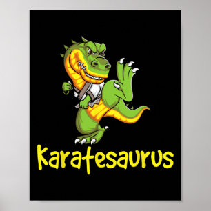 Karatesaurus - Selbstverteidigung der Kampfkünste  Poster