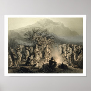 Karawana, armenische Kaufleute, Transkaukasien, Pl Poster