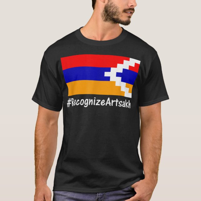 Karbakh Armenia Artsakh Flagge #Erkennen T-Shirt (Vorderseite)