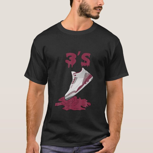 Kardinal 3S T-Shirt zum Matching Shoes Driving 3 C (Vorderseite)