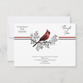 Kardinal Beerdigung Gedenkfeier Dankeskarte