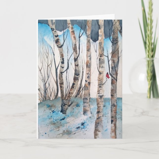 Kardinal Besuche Karte (Vorderseite)