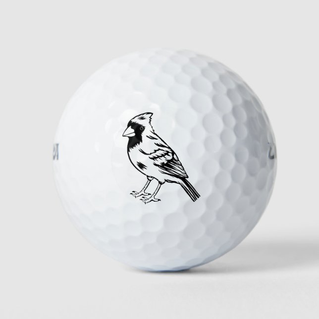 Kardinal Bird Golfball (Vorderseite)