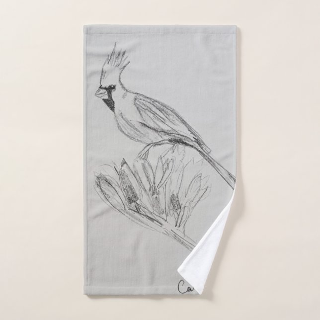 Kardinal Bird Handtuch (Handtuch)