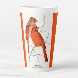 Kardinal Bird Illustration Milchtasse