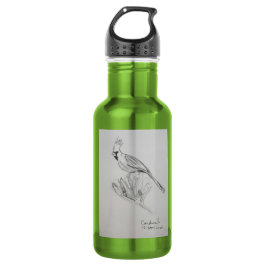 Kardinal Bird Water Flasche Edelstahlflasche