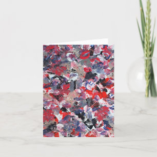 Kardinal Confetti Dankeskarte
