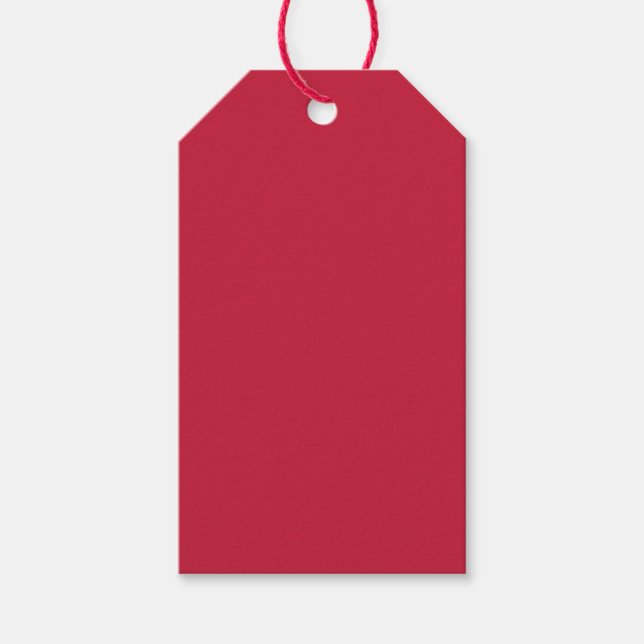 Kardinal (einfarbig)  geschenkanhänger (Vorderseite)
