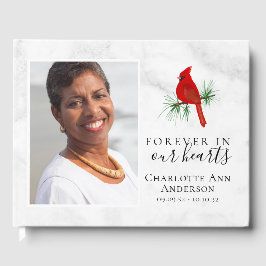 Kardinal Erinnerung Tribut Gästebuch