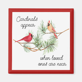 Kardinal erscheinen, wenn die Angehörigen in der N Magnet