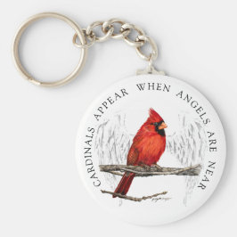 Kardinal erscheinen, wenn Engel in der Nähe des Sc Schlüsselanhänger