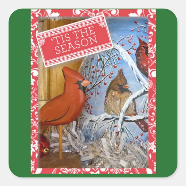 Kardinal Friends Sticker (Vorderseite)