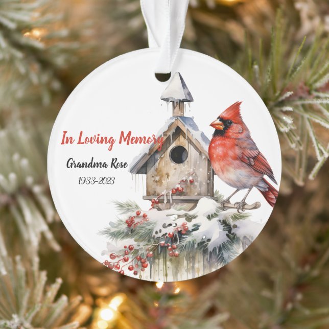 Kardinal für Wasserfarben Ornament (Baum)