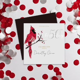 Kardinal-Geburtstagsparty Einladung