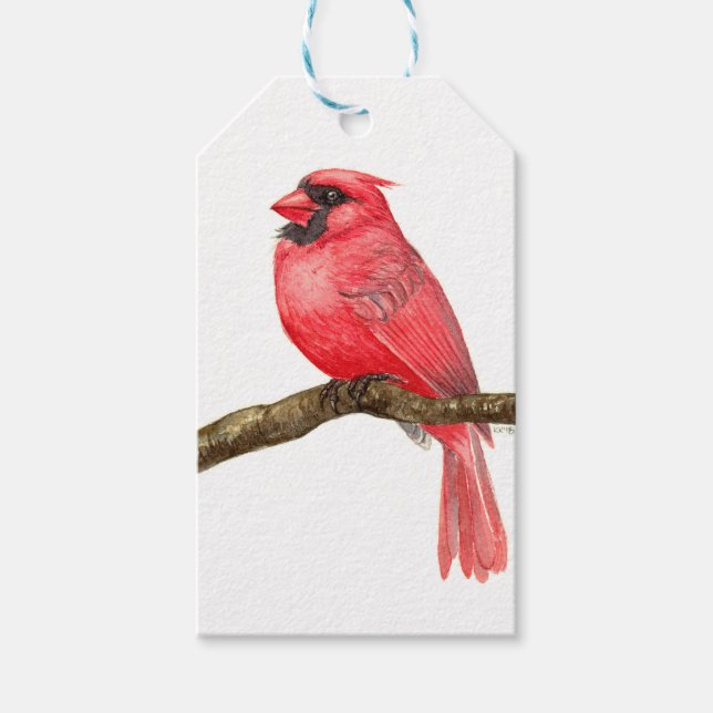 Kardinal Geschenkanhänger (Vorderseite)