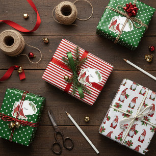 Kardinal-Geschenketiketten Aufkleber