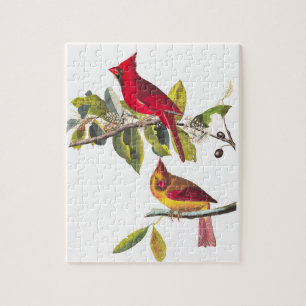 Kardinal Grosbeak von John James Audubon Puzzle