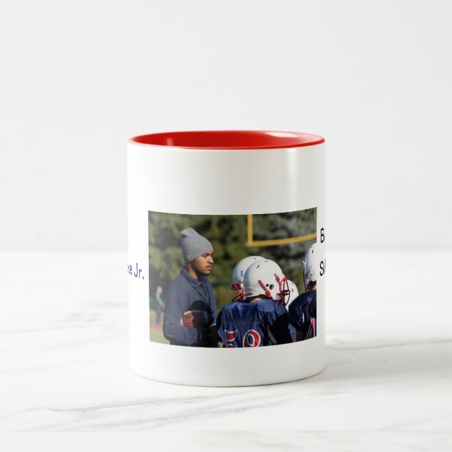 Kardinal helmet.gif, Silber 2012, große Rapids, C… Zweifarbige Tasse (Mittel)