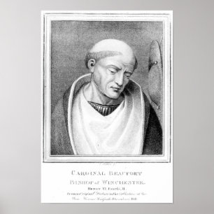Kardinal Henry Beaufort, Bishop von Winchester Poster