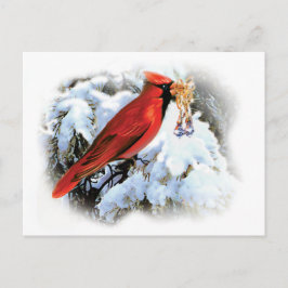 Kardinal Holiday Postkarte