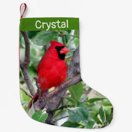 Kardinal in einem Zitronenbaum - Personalisiert Kleiner Weihnachtsstrumpf