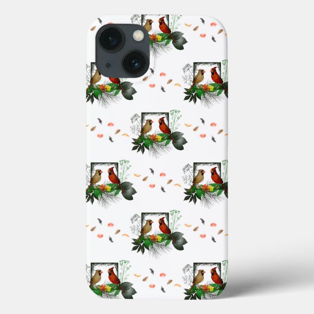 Kardinal iPad-Hülle (Farbe wählen) Case-Mate iPhone Hülle (Rückseite)