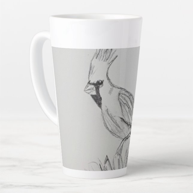 Kardinal Latte Tasse (Linke Ecke)