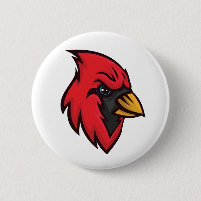 Kardinal Mascot Button (Vorderseite)