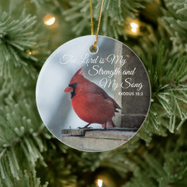 Kardinal Memorial Christmas Ornaments Personalized Keramik Ornament