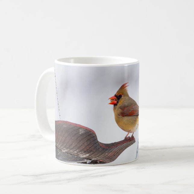 Kardinal mittags Tasse Kaffee (Vorderseite Links)