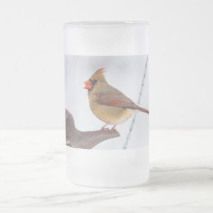 Kardinal mittags Zeit Mattierte Tasse