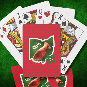 Kardinal Ohio Buckeye Staat Kartenspielen Spielkarten