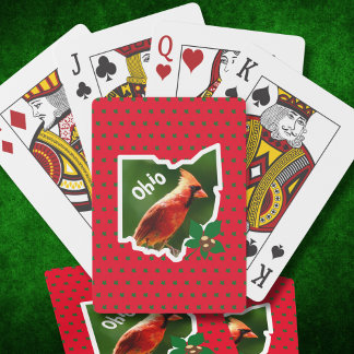 Kardinal Ohio Buckeye Staat Kartenspielen Spielkarten