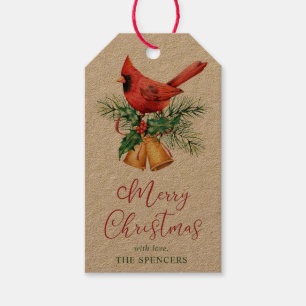 Kardinal Personalisiert Weihnachten Geschenkanhänger